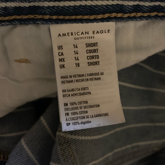 American Eagle Retro Striped Mom Jeans - Picture 5 of 6